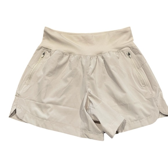 Avalanche Women's Athletic Shorts in Cream - Picture 1 of 4